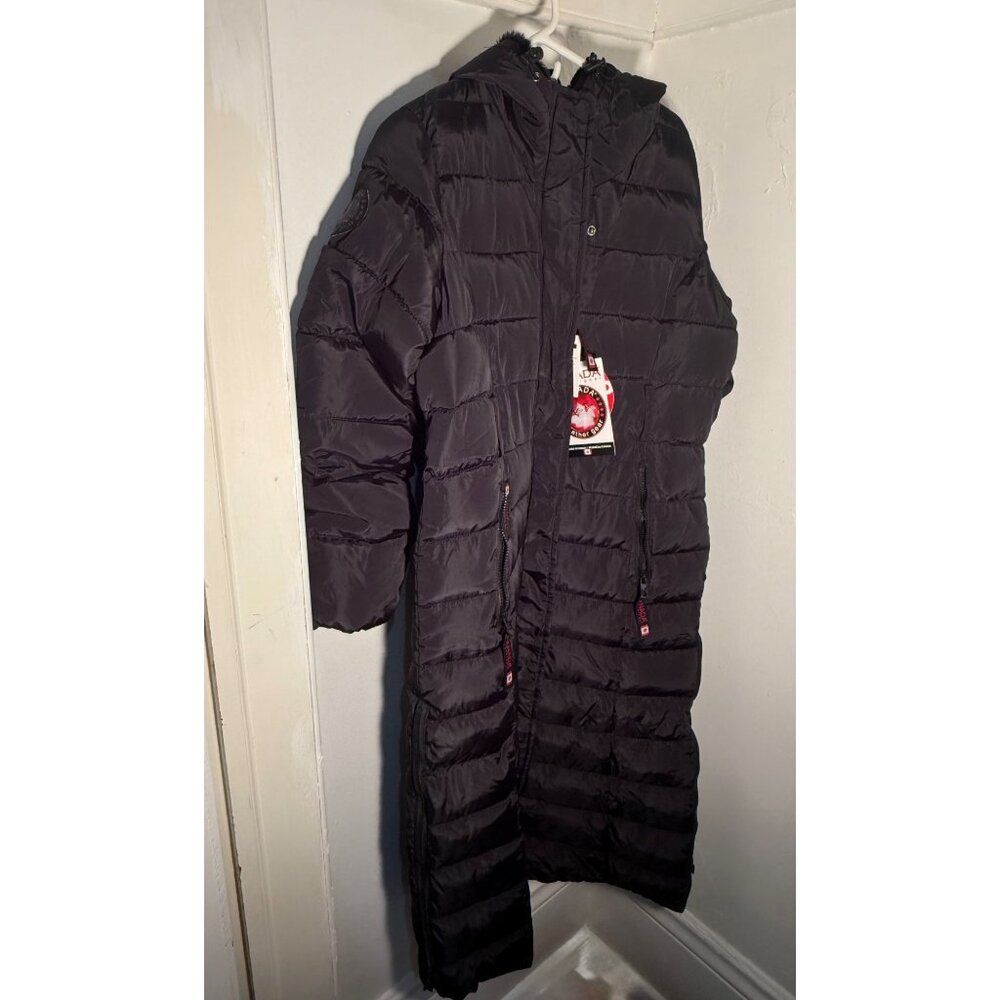 New Long Canada Weather Gear Puffer Coat